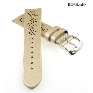 Morellato Design Uhrenarmband Modell Flowers gold 18 mm