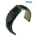Barington Rindleder Uhrenarmband Modell Chronomaster grün 18 mm, Handmade