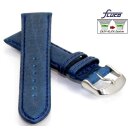 Fluco Easy-Klick Uhrenband Modell Amerika-NL blau 18 mm...
