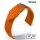 Barington Easy-Klick Uhrenarmband Modell Aqua-Chrono Lorica orange 22 mm, wasserfest