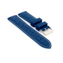 Easy-Klick Silikon Alligator-Kroko Uhrenarmband Modell Silikrok-XS blau-WN 20 mm
