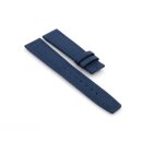 Canvas-Nylon Leder Uhrenarmband Modell Ingelheim-OS blau 22 mm, kompatibel IWC