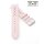 Softleder Easy-Klick Uhrenarmband Modell Sportiva rosa 16 mm