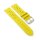 Softleder Uhrenarmband Modell Sportiva gelb 20 mm