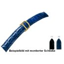 Echt Krokodil Ersatz-Uhrenarmband für Cartier blau 15/14 mm für Faltschließe
