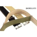 Morellato Premium Nato-Leinen Uhrenarmband Jump-Canvass schwarz 18 mm