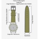GEO-Straps Nato-Vintage Uhrenarmband Modell Base dunkelbraun 18 mm Nato Strap
