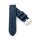 Leder Uhrenarmband Modell Canyon wasserfest blau 28 mm