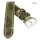 Diloy Camouflage Canvas Textil Uhrenarmband Modell Seals oliv 18 mm, Tarnfarben