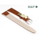 Eulit Teju-Eidechse Clip-Uhrenarmband Modell Teju Clip cognac 8 mm, Clipsystem