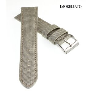 Morellato Canvas Textil Uhrenarmband Modell Cordura beige 24 mm, wasserfest
