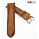 Herzog Pferdeleder Uhrarmband Modell Limited-Horse crema 20 mm Handarbeit
