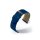 Barington Lamm-Nappa Uhrenarmband Modell Cordero blau 22 mm, Handarbeit